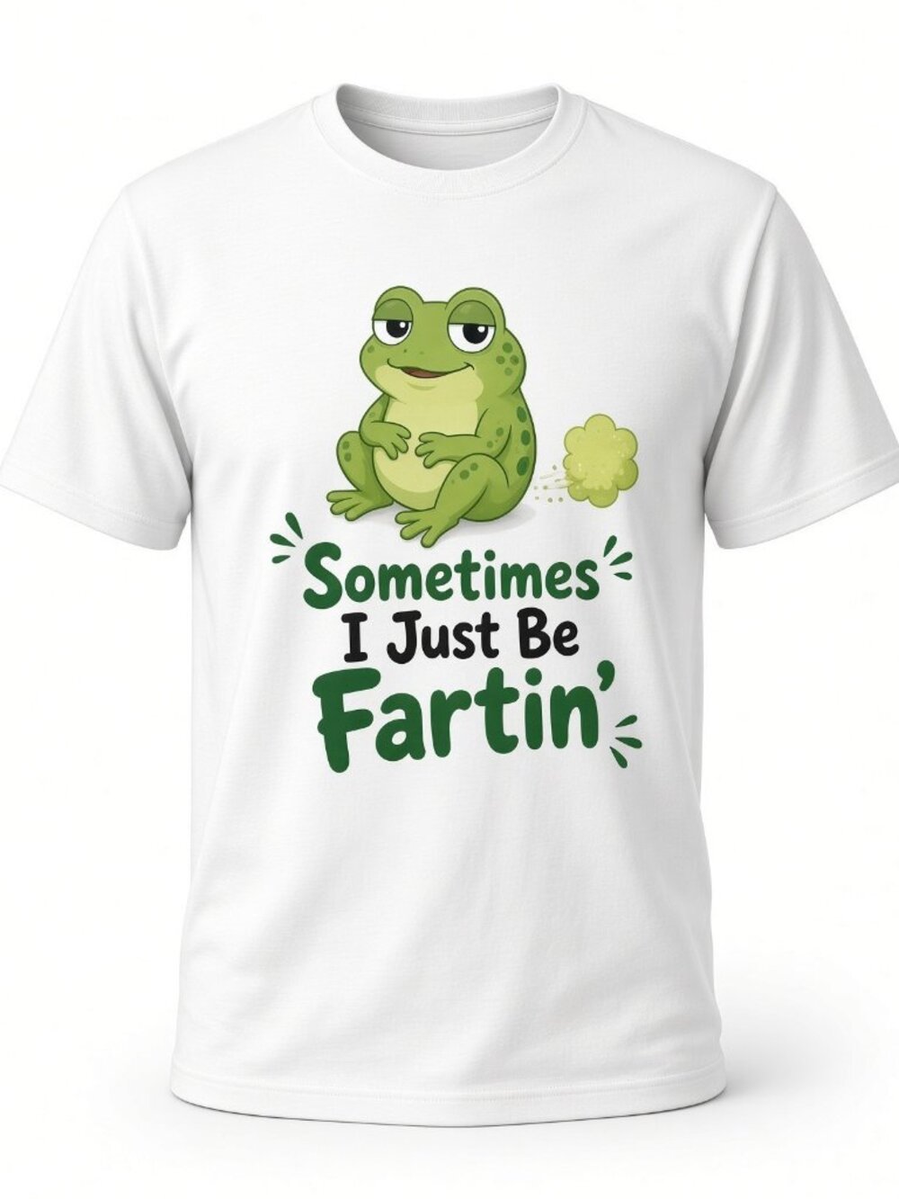 4pcs 10" DTF Transfers Sometimes I Just Be Fartin Frog Iron On